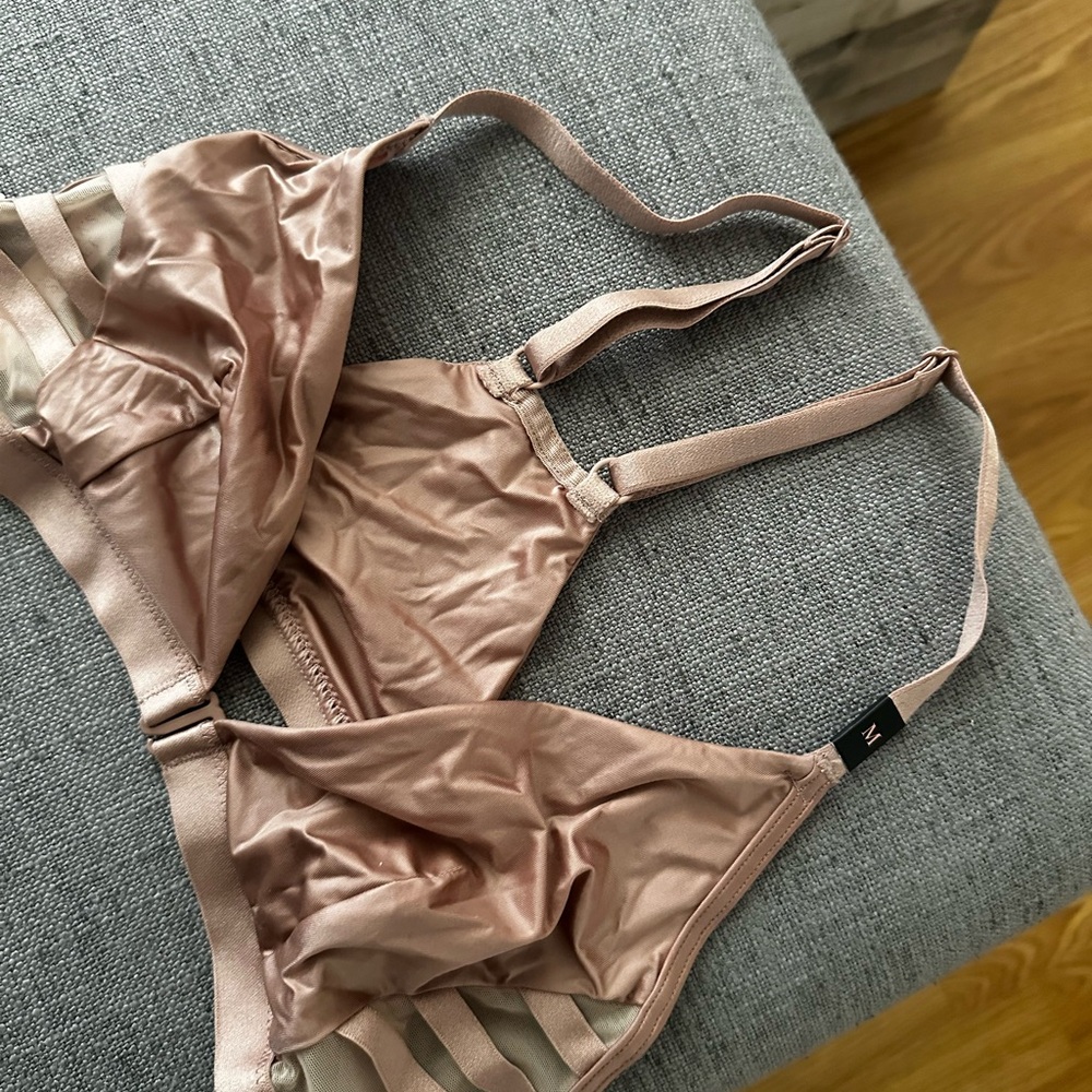 Victoria's Secret Blush Satin Bralette